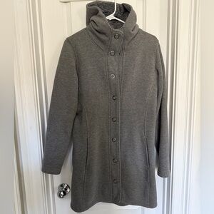 Born in the Mountains Gray Button-Up Coat